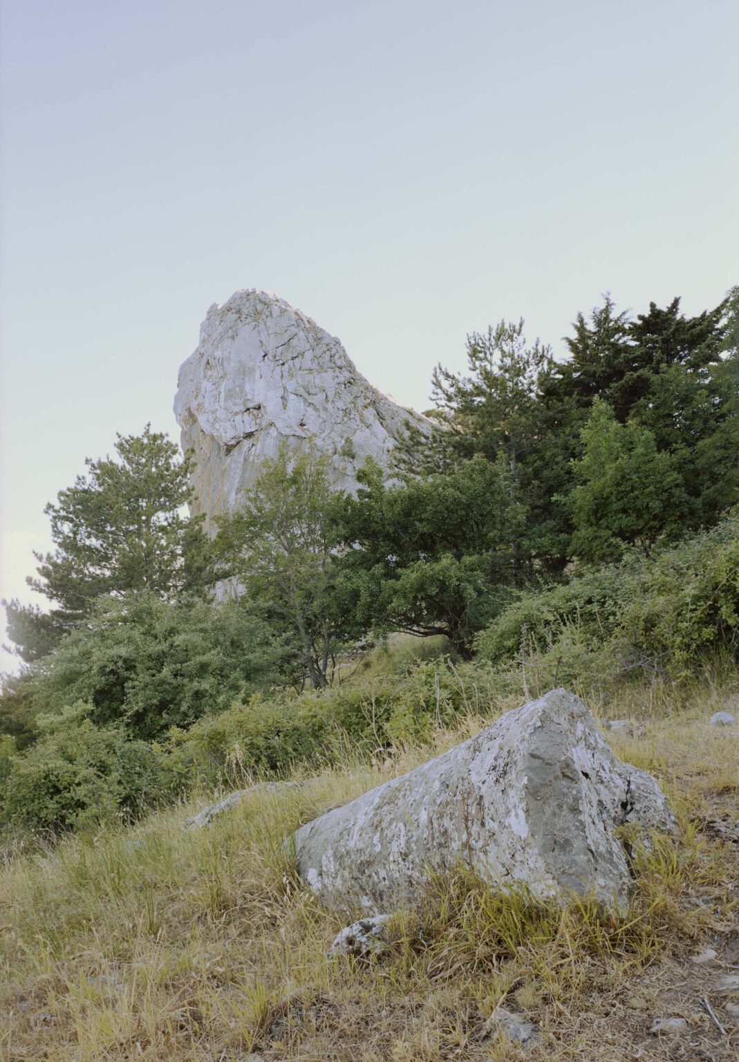 columns cave in pizzo sant otiero, petralia sottana madonie paesaggi