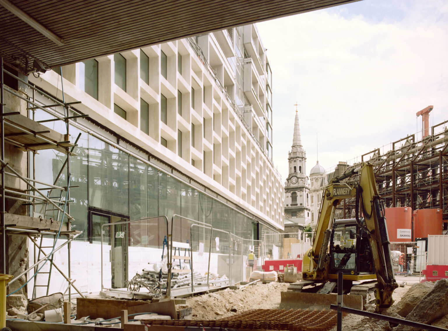 centre point social housing building site square